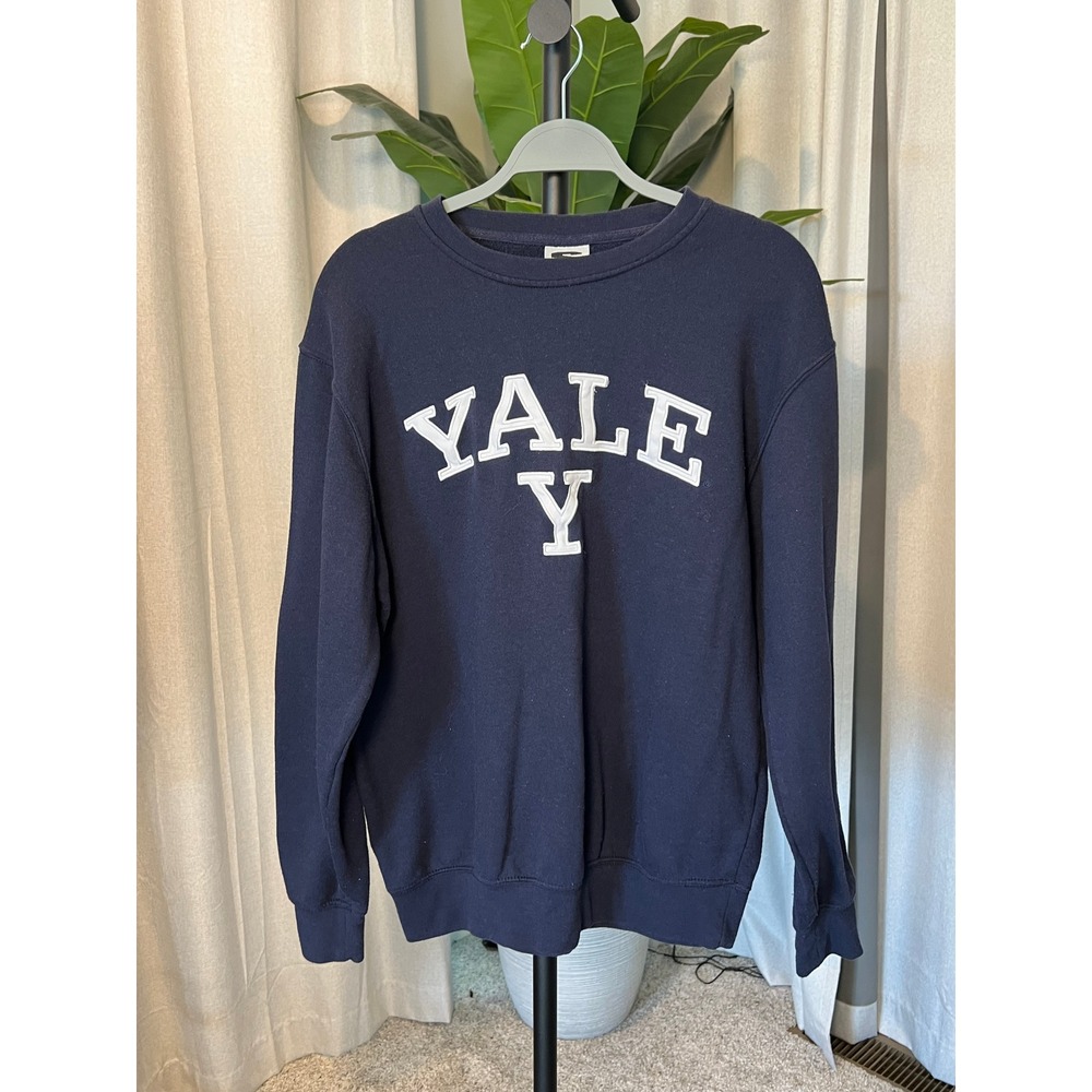 Stadium Athletics Yale University Sweatshirt Navy Blue Crewneck Pullover Medium
